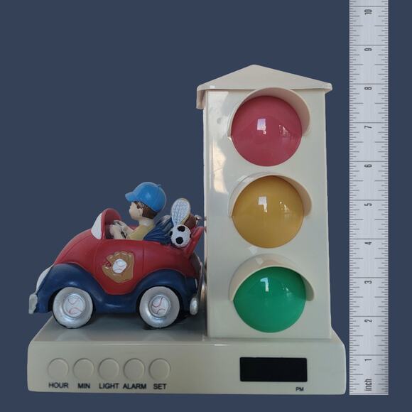 Vintage 2005 Its About Time Traffic Light Digital Alarm Clock - Picture 6 of 6